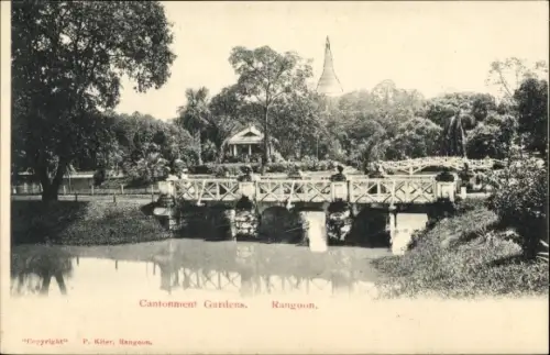 Ak Rangun Rangoon Myanmar, Cantonment Gardens