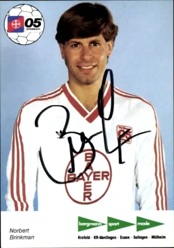 Autogrammkarte Fußballer Dirk Bremser, KFC Uerdingen 05, Autogramm