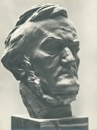 Foto Plastik von Arno Breker, Richard Wagner, Büste, Bronze