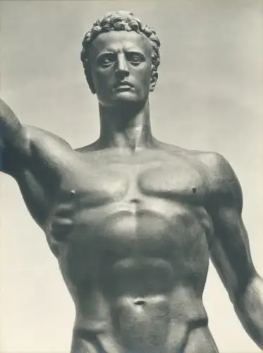 Foto Plastik von Arno Breker, Der Künder, Detail