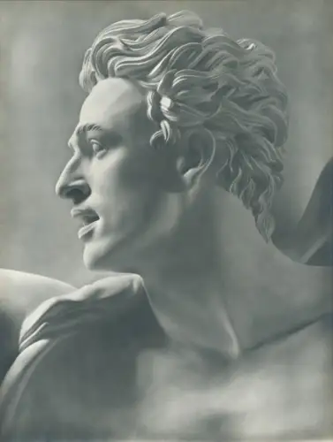 Foto Plastik von Arno Breker, Kopf des Apoll, Detail Apoll und Daphne