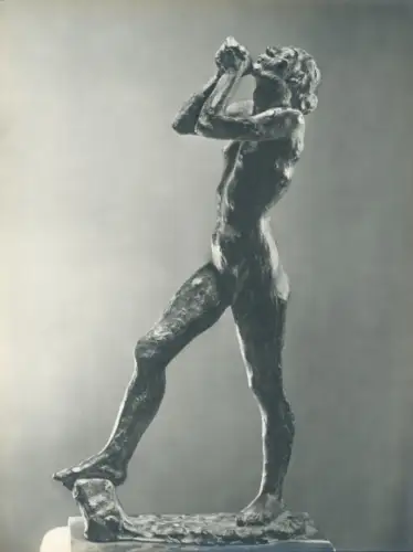 Foto Plastik von Arno Breker, Flehende, Bronze