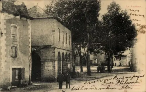 Ak Ispagnac Gorges du Tarn Lozère, Intérieur du village