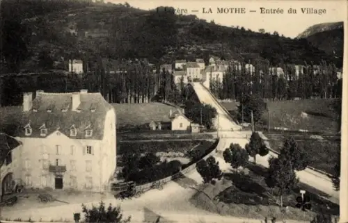 Ak La Mothe Haute Marne, Ortseingang