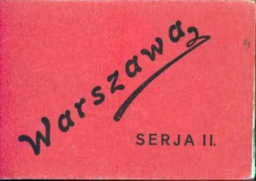12 Ak im Umschlag Warszawa Warschau Polen, Serie II