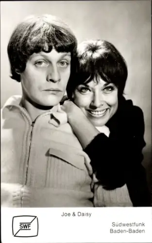 Ak Sänger Duo Joe und Daisy, Portrait, Autogramm
