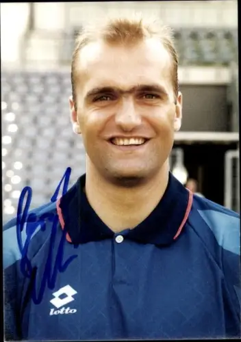 Autogrammkarte Fußballer Gerrit Meinke, SV Wuppertal, Autogramm