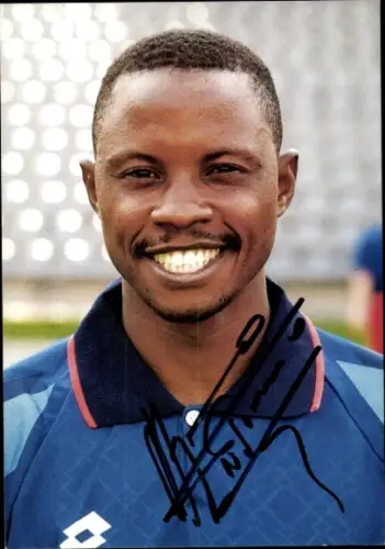 Autogrammkarte Fußballer Daniek Ngombo, SV Wuppertal, Autogramm