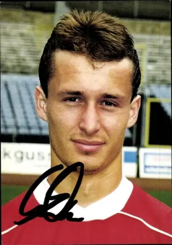 Autogrammkarte Fußballer Sascha Lenhart, Wuppertaler SV, Autogramm