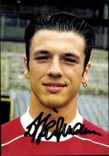 Autogrammkarte Fußballer Dirk Heinzmann, SV Wuppertal, Autogramm