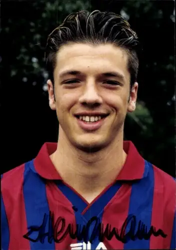 Autogrammkarte Fußballer Dirk Heinzmann, SV Wuppertal, Autogramm