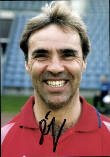 Autogrammkarte Co Trainer Karl Heinz Höfer, SV Wuppertal, Autogramm