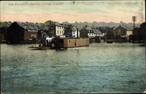 Ak Cowes Isle of Wight England, The Floating Bridge