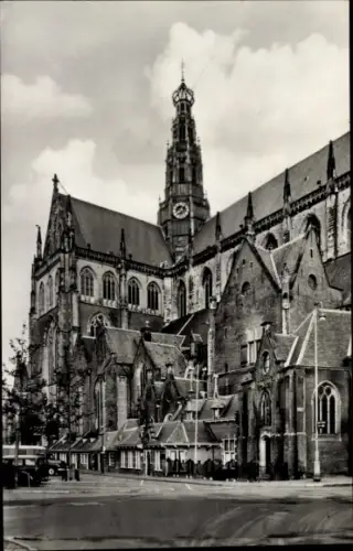 Ak Haarlem Nordholland Niederlande, Grote- of St. Bavokerk