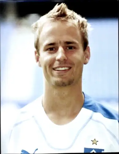 Autogrammkarte Fußballspieler Mišo Brečko, HSV, Portrait