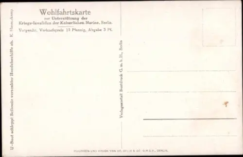 Ak Seenotrettung, Rettungsboot, Kaiserliche Marine