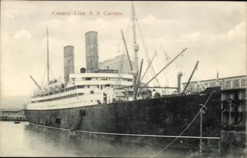 Ak Dampfer SS Caronia, Cunard Line