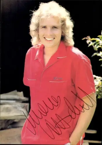 Ak Schauspieler und Moderator Thomas Gottschalk, Portrait, Autogramm