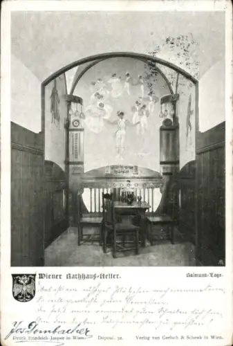 Ak Wien 1 Innere Stadt, Wiener Rathhaus-Keller