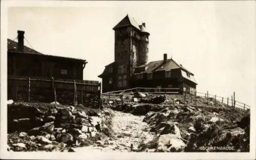 Foto Ak Ještěd Jeschken Reg. Reichenberg, Jeschkenbaude