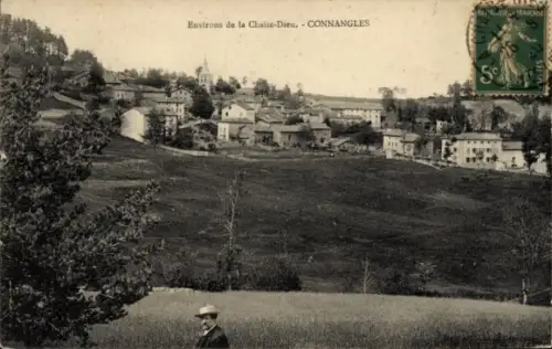 Ak Connangles Haute Loire, Gesamtansicht