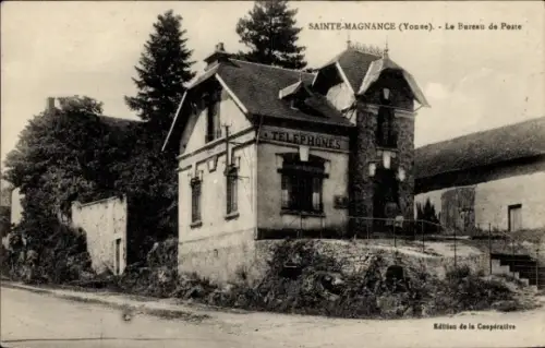 Ak Sainte Magnance Yonne, Post