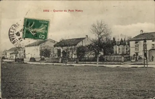 Ak Nant le Petit Lothringen Meuse, Quartier du  Poststempel, 5 Centimes Briefmarke