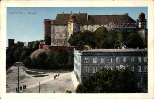 Ak Kraków Krakau Polen, Wawel Schloss