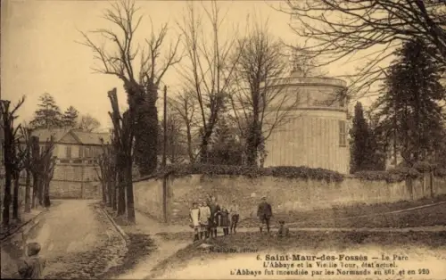Ak La Varenne Saint-Maur-des-Fossés Val de Marne, Bahnhof Chennevières La Varenne, Le Parc,  Abba