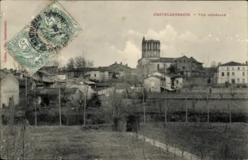 Ak Castelsarrasin Tarn et Garonne,  allgemeine Ansicht, Gebäude, Landschaft