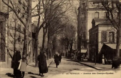 Ak Le Perreux sur Marne Val de Marne, Avenue des Champs-Élysées