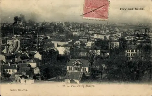 Ak Ivry sur Seine Val de Marne, Blick auf den Ort