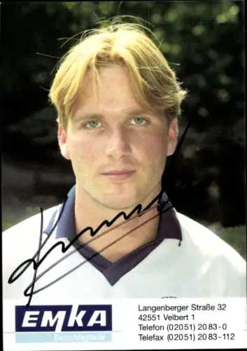 Autogrammkarte Fußballer Pawel Krzeszowiak, Wuppertaler SV, Autogramm