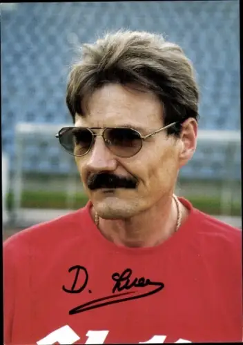 Autogrammkarte Zeugwart Dirk Lueg, Wuppertaler SV, Autogramm