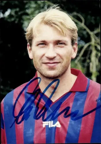 Autogrammkarte Fußballer Richard Mademann, Wuppertaler SV, Autogramm