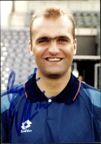 Autogrammkarte Fußballer Gerrit Meinke, Wuppertaler SV, Autogramm