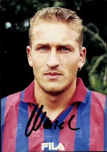 Autogrammkarte Fußballer Ingo Menzel, Wuppertaler SV, Autogramm
