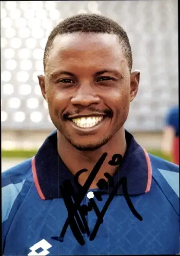 Autogrammkarte Fußballer Daniel Ngombo, Wuppertaler SV, Autogramm