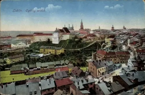 Ak Lublin Polen, Gesamtansicht
