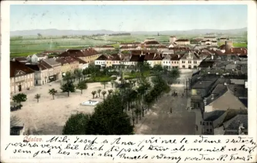 Ak Čáslav Tschaslau Mittelböhmen, Gesamtansicht