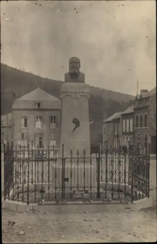 Foto Ak Ardennes Frankreich, Monument Jean Jaures