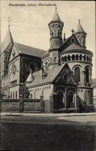Ak Neunkirchen im Saarland, Marienkirche