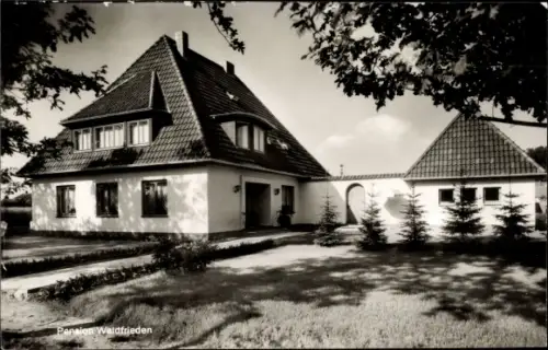 Ak Bad Zwischenahn in Niedersachsen, Pension Waldfrieden, Inh. G. Gerdes