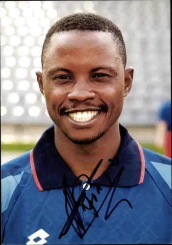 Autogrammkarte Fußballer Daniel Ngombo, SV Wuppertal, Autogramm