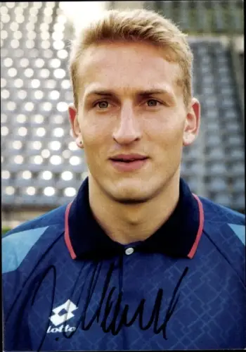 Autogrammkarte Fußballer Ingo Menzel, SV Wuppertal, Autogramm