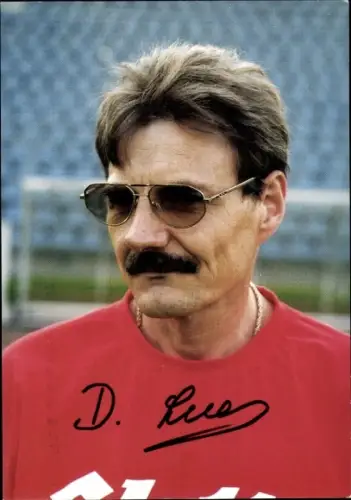 Autogrammkarte Fußballer Dirk Lueg, SV Wuppertal, Autogramm