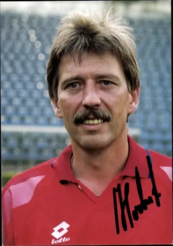 Autogrammkarte Fußballer Dieter Hochstein, SV Wuppertal, Autogramm
