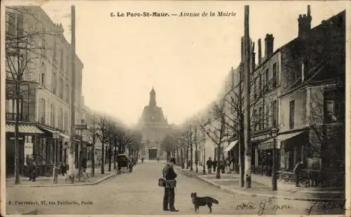 CPA Le Parc de Saint Maur Val de Marne, Avenue de la Mairie