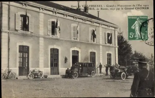 Ak Villersexel Haute Saône, Gare