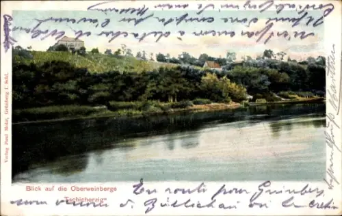 Ak Winnogóra Oberweinberge Sulechów Züllichau Ostbrandenburg, Tschicherzig